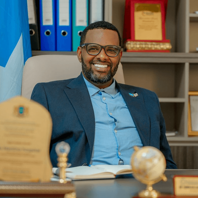 Dr. Abdulrazaq Yusuf Ahmed, also known as Dr. Jalaaludiin, health systems expert and Director General of Somalia's National Health Insurance Authority